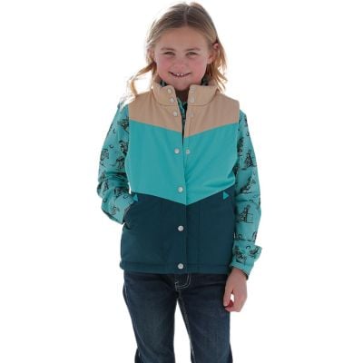  Girls Vest - Teal