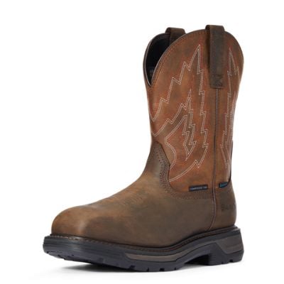 Ariat Composite Toe Waterproof Big Rig Dark Brown 