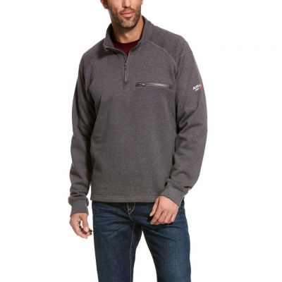 Ariat Fire Resistant Charcoal 1/4 Zip Top