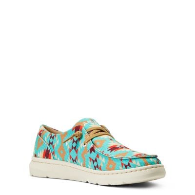 Ariat Ladies Hilo Turquoise Saddle Blanket Casual Shoe