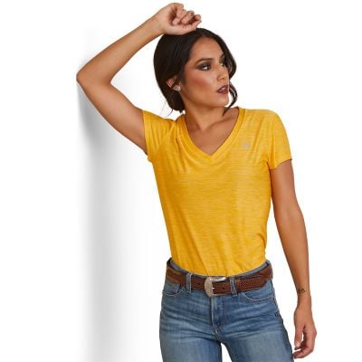 Ariat Ladies Yolk Yellow Languna Top