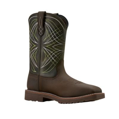 Ariat Men's Activator Waterproof Steel Toe Work Boot - Dark Brown