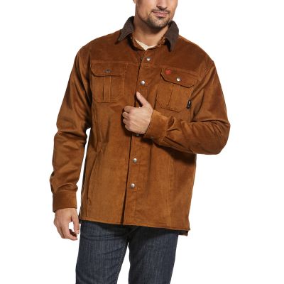 Ariat Men's Fire Resistant Sperpa Lined Corduroy Shirt Jacket