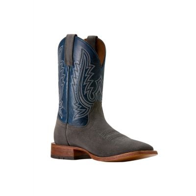 Ariat Mens Grey County Roads Sq. Toe Cowboy Boot