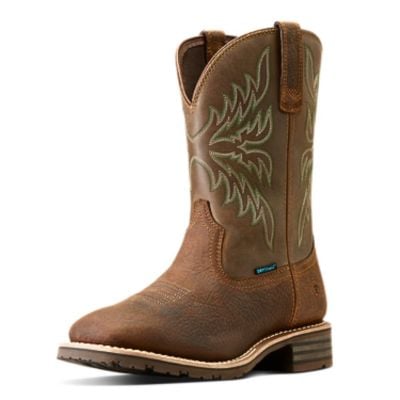 Ariat Men's Hybrid Rancher BOA Waterproof Cowboy Boot - Acorn Brown