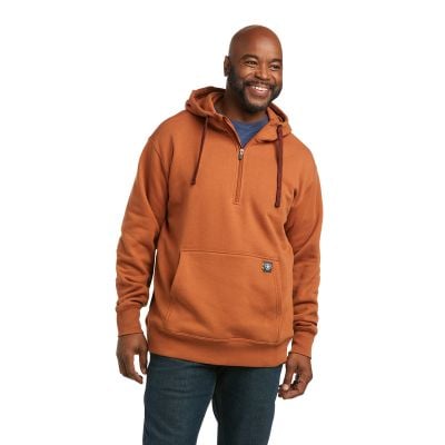 Ariat Men's Rebar Workman 1/4 Zip Hoodie