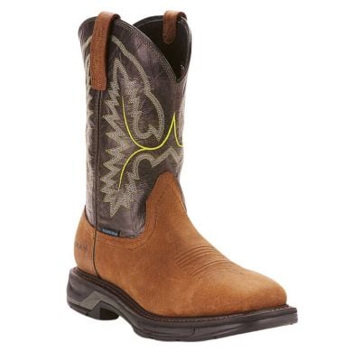 Ariat Men's WorkHog XT Waterproof Work Boot - Tumbled Bark