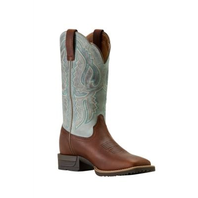 Ariat Women's Brown Hybrid Ranchwork Western Boot