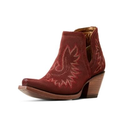 Ariat Women's Dixon Western Boot - Merlot Suede