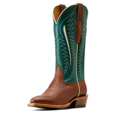 Ariat Women's Futurity Limited Western Boot - Umber Rust/Turquoise Nights