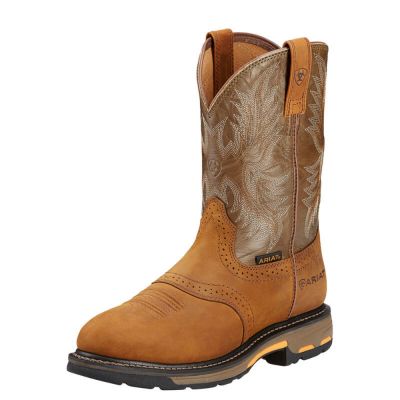 Ariat WorkHog Pullon Aged Bark Work Boot
