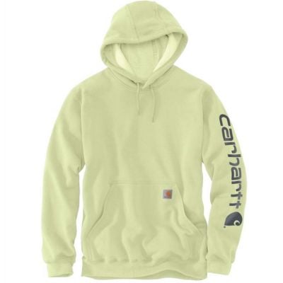 Carhartt Men's Signature Logo Sleeve Hoodie
