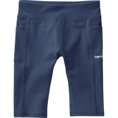 Carhartt Kids Lightweight Crop Leggings in Dark Denim