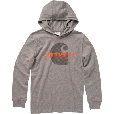 Carhartt Kids Long Sleeve Hooded Graphic T Shirt 