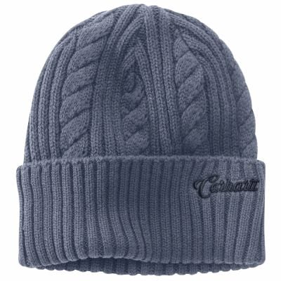 Carhartt Ladies Rib Knit Fisherman Beanie In Folkstone Grey
