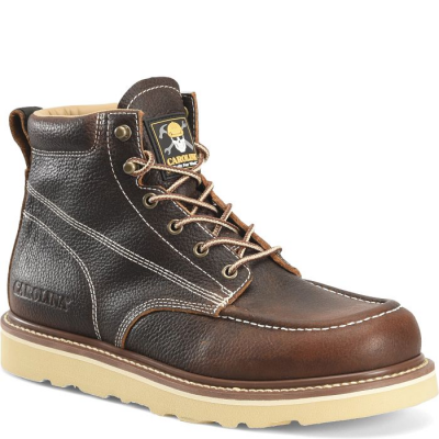 Carolina Men's Flatron Moc Toe Wedge Work Boot