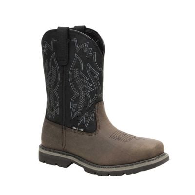 CAT Men's Colorado Frontier Steel Toe Work Boot - Charcoal Grey