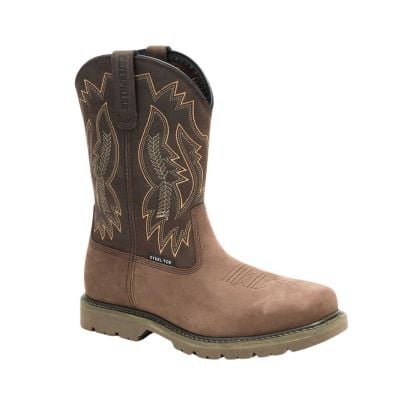 CAT Men's Colorado Frontier Steel Toe Work Boot - Chicory Coffee