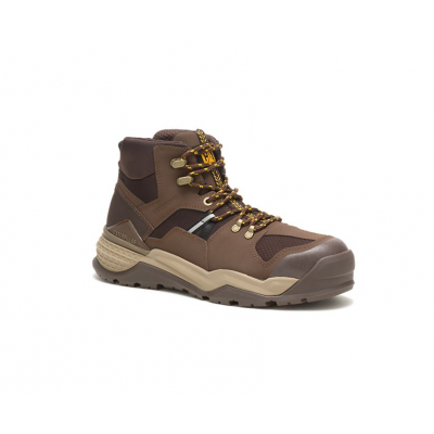 CAT Men's Provoke Mid Waterproof Alloy Toe Work Boot