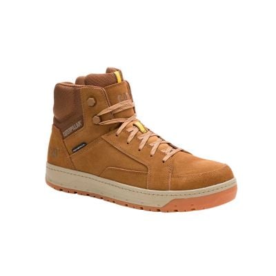 CAT Men's Streamline Court Composite Toe Work Shoe - Chipmunk Brown