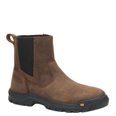 CAT Men's Wheelbase Steel Toe Work Boot - Clay