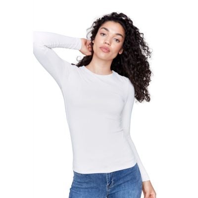 Charlie B Women's Natural Double Cloth Crew Neck Top