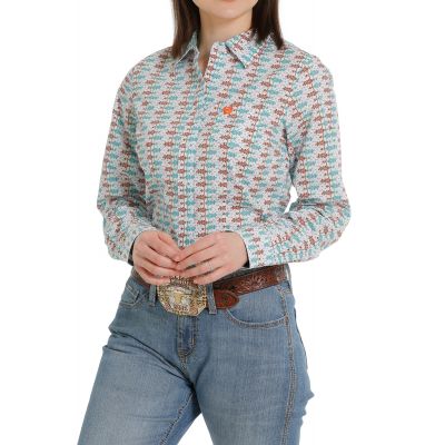 Cinch Ladies Button Down Long Sleeve Western Shirt