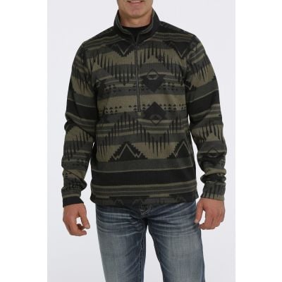 Cinch Mens 1/2 Zip Sweater Pullover