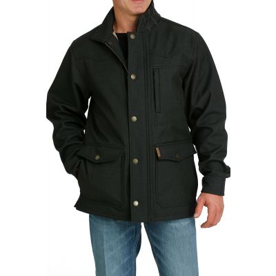 Cinch Mens 3/4 Length Bonded Jacket Ranch Coat - Charcoal