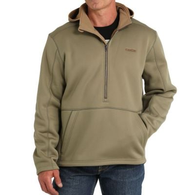 Cinch Men's Bonded Sherpa Hoodie - Olive