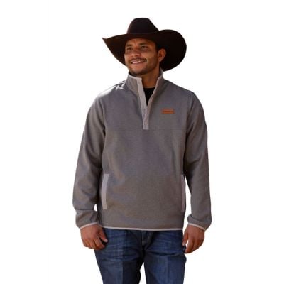 Cinch Men's Grey Pullover