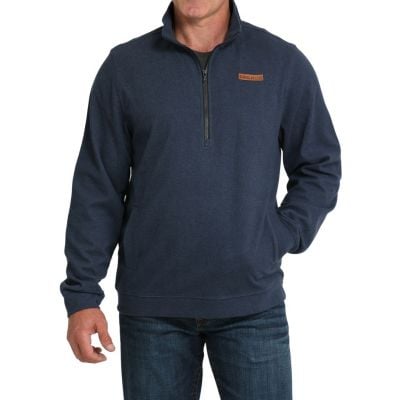 Cinch Mens Navy 1/2 Zip Pullover 
