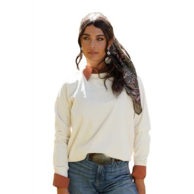 Cruel Denim Women's Cream Sweatshirt