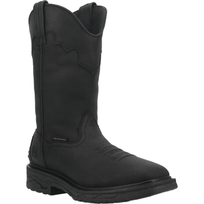 Dan Post Men's Blayde Black Waterproof Square Toe Work Boots