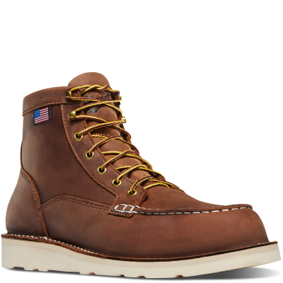 Danner Men's Bull Run Moc Toe Wedge Sole 6" Lace Up Work Boot