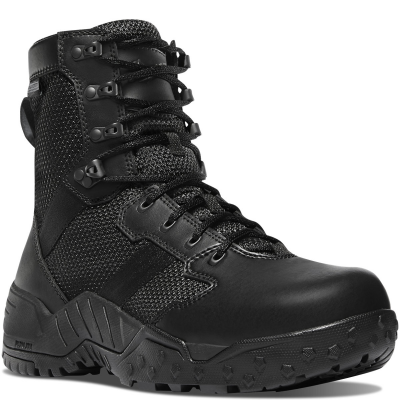 Danner Men's Scorch Side Zip 8" Black Lace Up Work Boots