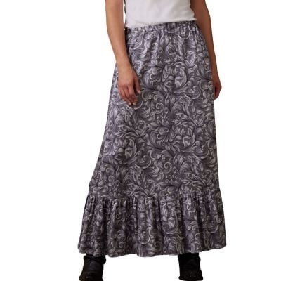 Double D Ranch Francitas Scroll Skirt - Print