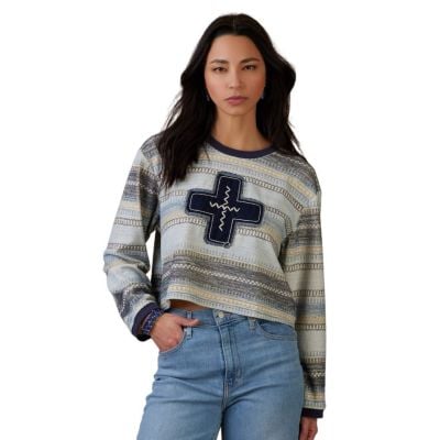 Double D Ranch Indigo Bedroll Top