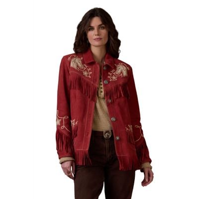 Double D Ranch Womens Mahogany Jimmy Jack Jacket