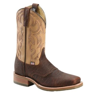 Double H Men's Bison I.C.E. Graham Wide Square Toe Roper Boot 