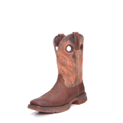 Durango Lady Rebel Brown Square Toe Boots