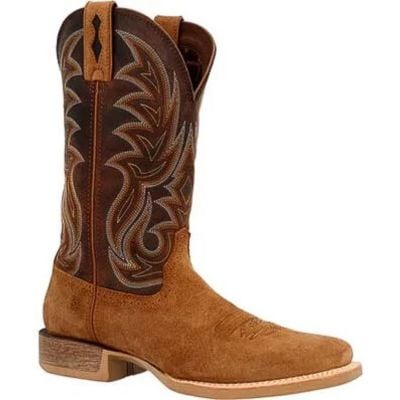 Durango Men's Rebel Pro Roughout Western Boot - Buckskin/Trail Brown