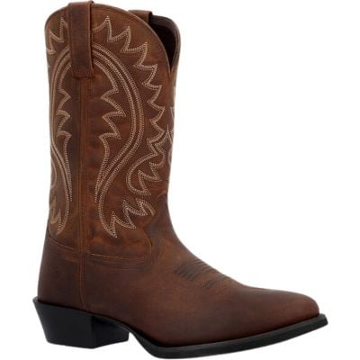 Durango Men's Shyloh Dress Round Toe Western Boot - Brown