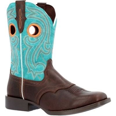 Durango Women's Westward Hickory Turquoise Square Toe Western Boot