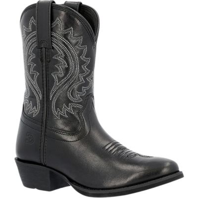 Durango Youth 8" Shyloh Round Toe Boot - Polished Black Onyx