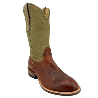 Fenoglio Men's Deadwood Roper Arizona Round Toe Boots