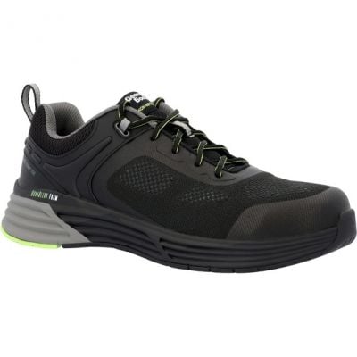 Georgia Men's Black Durablend 3" Composite Toe Lace Up Work Shoe
