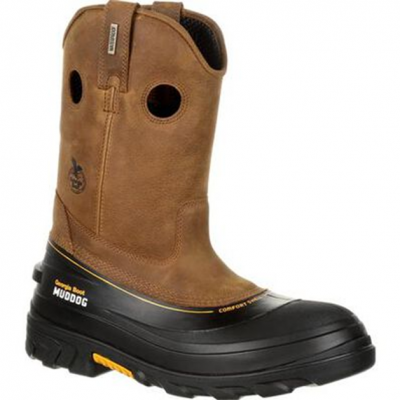 Georgia Men's Muddog Composite Toe Waterproof Wellington Work Boot
