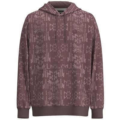 Hooey Men's Mesa Maroon Aztec Hoodie