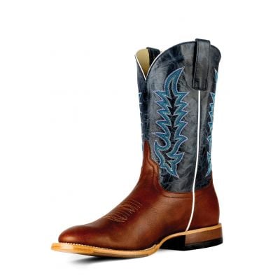 Horse Power Men's Cognac Belton Round Toe Western Boots